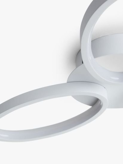 Ovals LED Semi Flush Ceiling Light