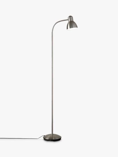 LED Floor Lamp, Satin Nickel