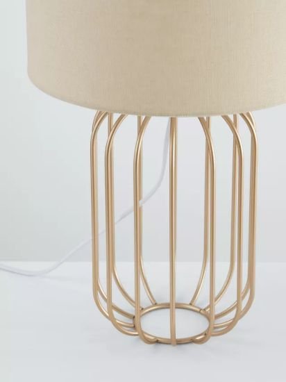 Wire Frame Table Lamp