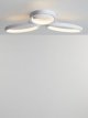 Ovals LED Semi Flush Ceiling Light