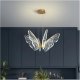 Luxury Gold Acrylic Butterfly Chandelier
