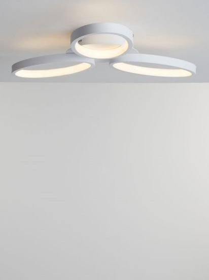 Ovals LED Semi Flush Ceiling Light