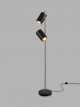 Metal Double Arm Floor Lamp