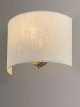 Uplighter Linen Wall Light