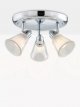 3 Spotlight Bathroom Ceiling Plate